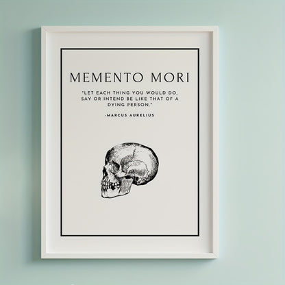 1pc Large Size, Modern Art Design, Minimalist Style, Stoicism Poster, No Frames Included, Gift For Room Decor, Kitchen Dining Room Wall Painting