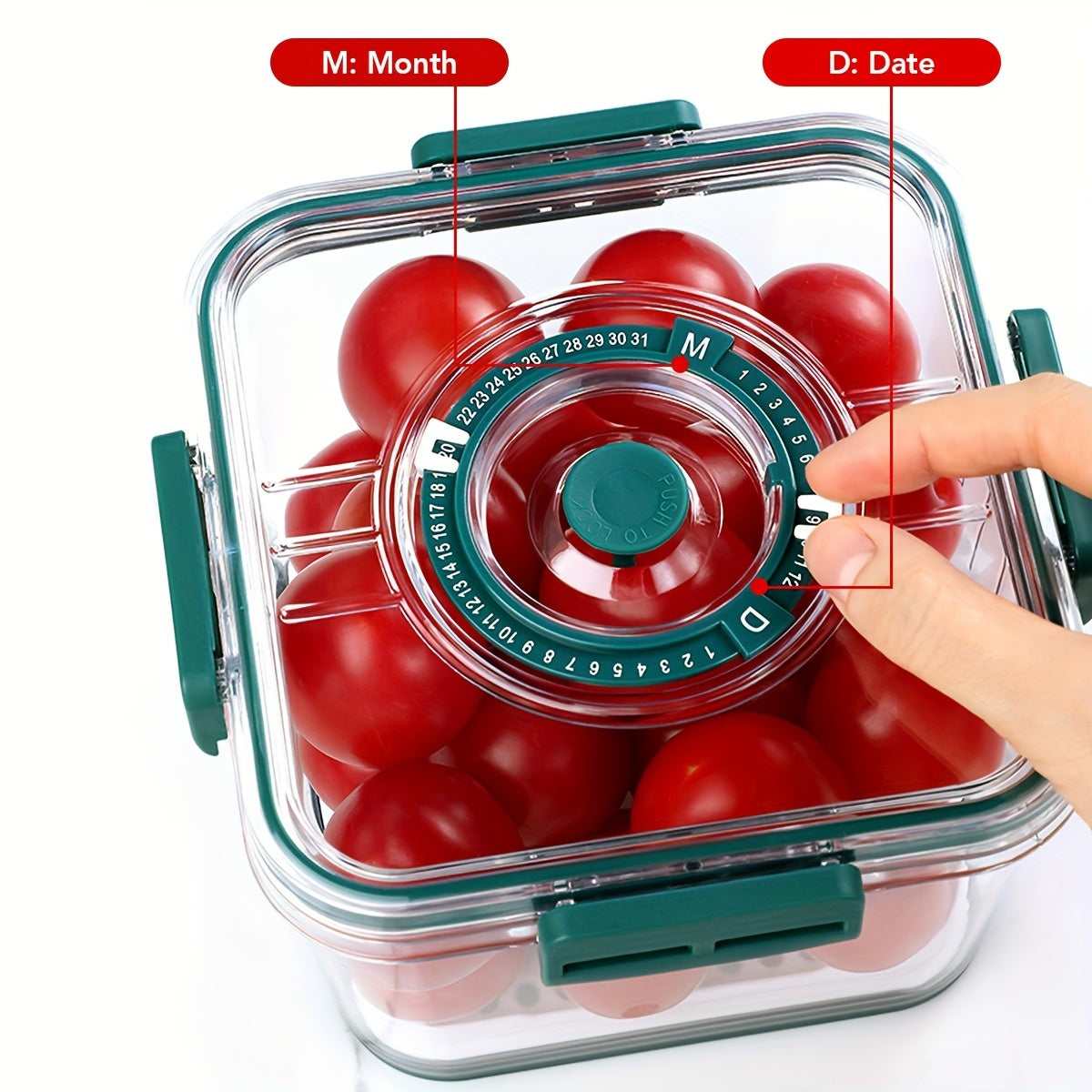 1 Set Airtight Food Preservation Box Set - Sealed for Freshness, Ideal for Vegetables, Fruits & Eggs, Durable Kitchen Storage Solution with Modern Design, Space-Saving Refrigerator Utensils