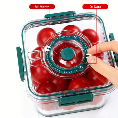 1 Set Airtight Food Preservation Box Set - Sealed for Freshness, Ideal for Vegetables, Fruits & Eggs, Durable Kitchen Storage Solution with Modern Design, Space-Saving Refrigerator Utensils