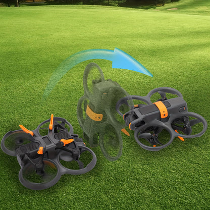 Sunnylife Dji Avata2 Drone Landing Gear Kit - Quick-Install, Foldable & Extendable For Enhanced Height & Protection, Rust-Resistant Plastic