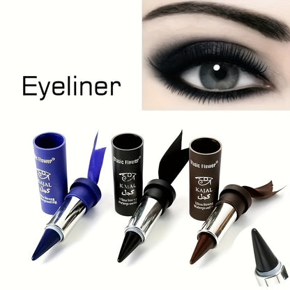 Long-Lasting Smoky Eyeliner Pencil Pen - Easy-to-Use, Colorful, Portable Eyeshadow Stick Makeup Cosmetics for Music Festival