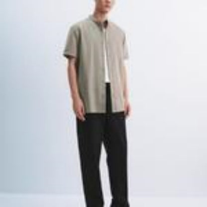 Summer Men’s Fashion Casual Tropical Printed Shirt Hawaiian Vacation Style Button Short Sleeve Cardigan