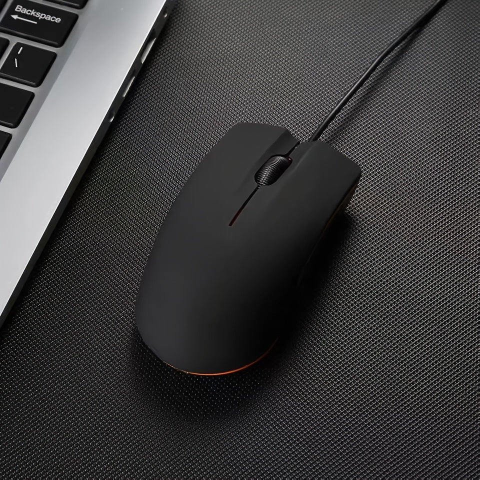 USB Wired Game Mouse Mice for PC Laptop Computer Small Mouse, Office Mouse, Computer Accessory, Cartoon Theme, Ergonomic Design, Lightweight Mouse, Plastic Construction, USB Peripheral, Precision Control, Remote Professionals