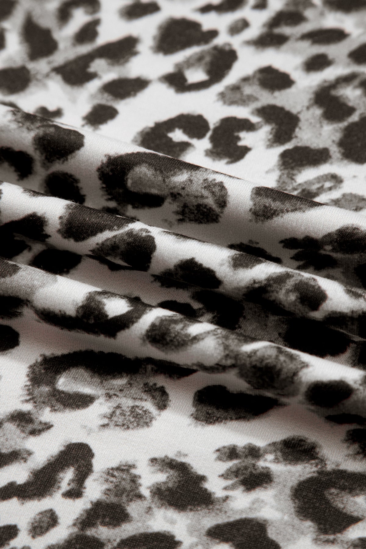 Multicolour Leopard Print Wide Leg Full Length Pants