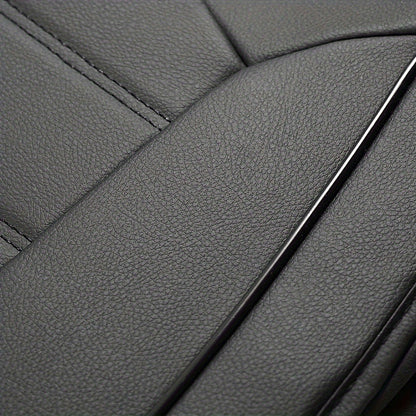 Car Seat Covers Full Set, 5 Seats Universal Seat Covers for Cars, Waterproof Leather Auto Seat Protectors, Front and Rear Seat Protectors